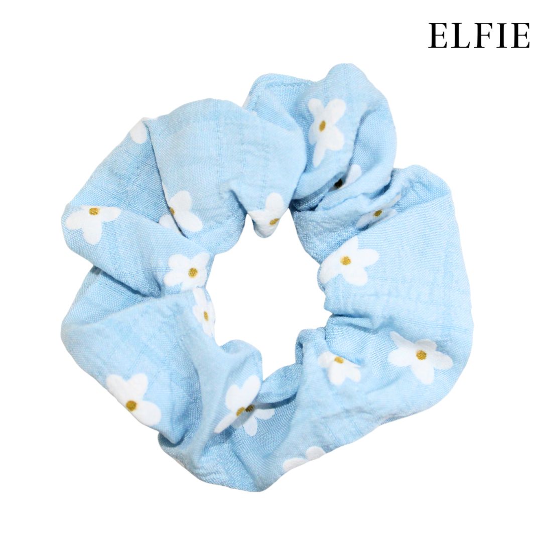 Daisy Printed Scrunchie
