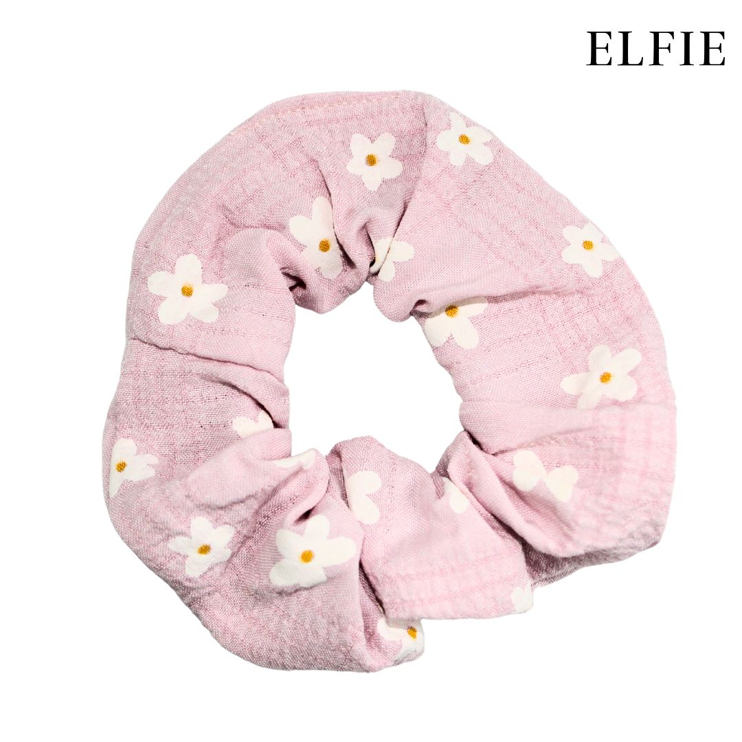Daisy Printed Scrunchie
