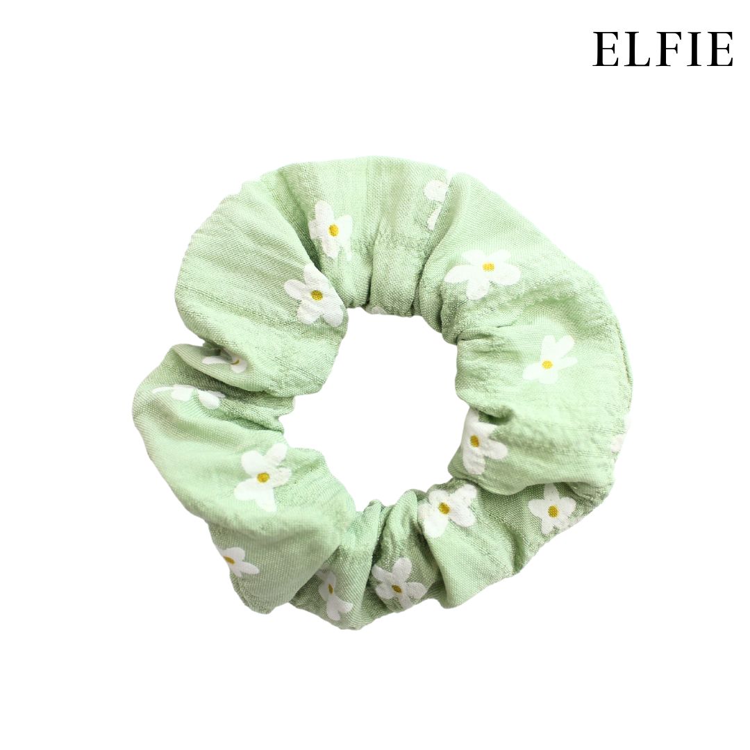 Daisy Printed Scrunchie