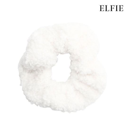 Solid Fuzzy Scrunchie