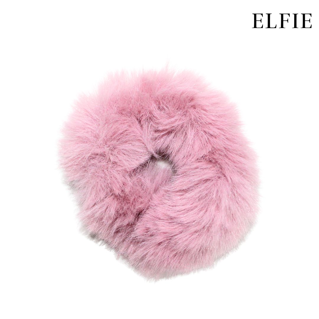 Winter Faux Fur Scrunchie