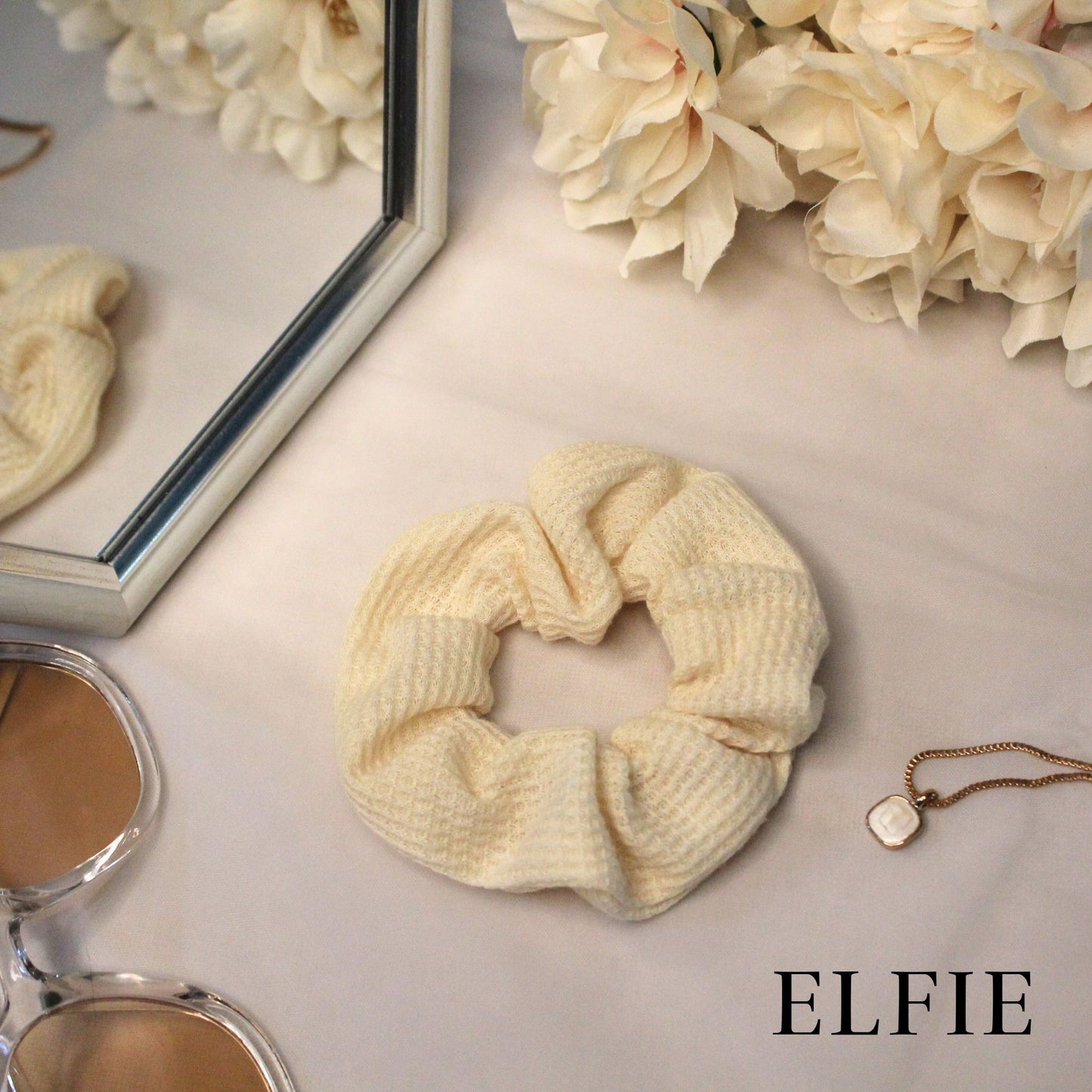 Cotton Pastel Scrunchie