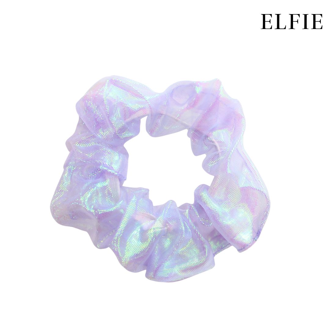 Dreamlike Iridescent Organza Scrunchie