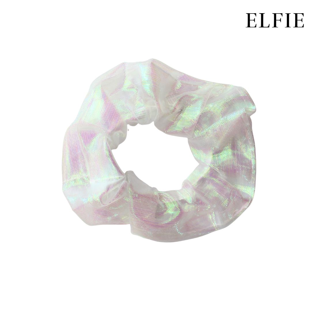 Dreamlike Iridescent Organza Scrunchie