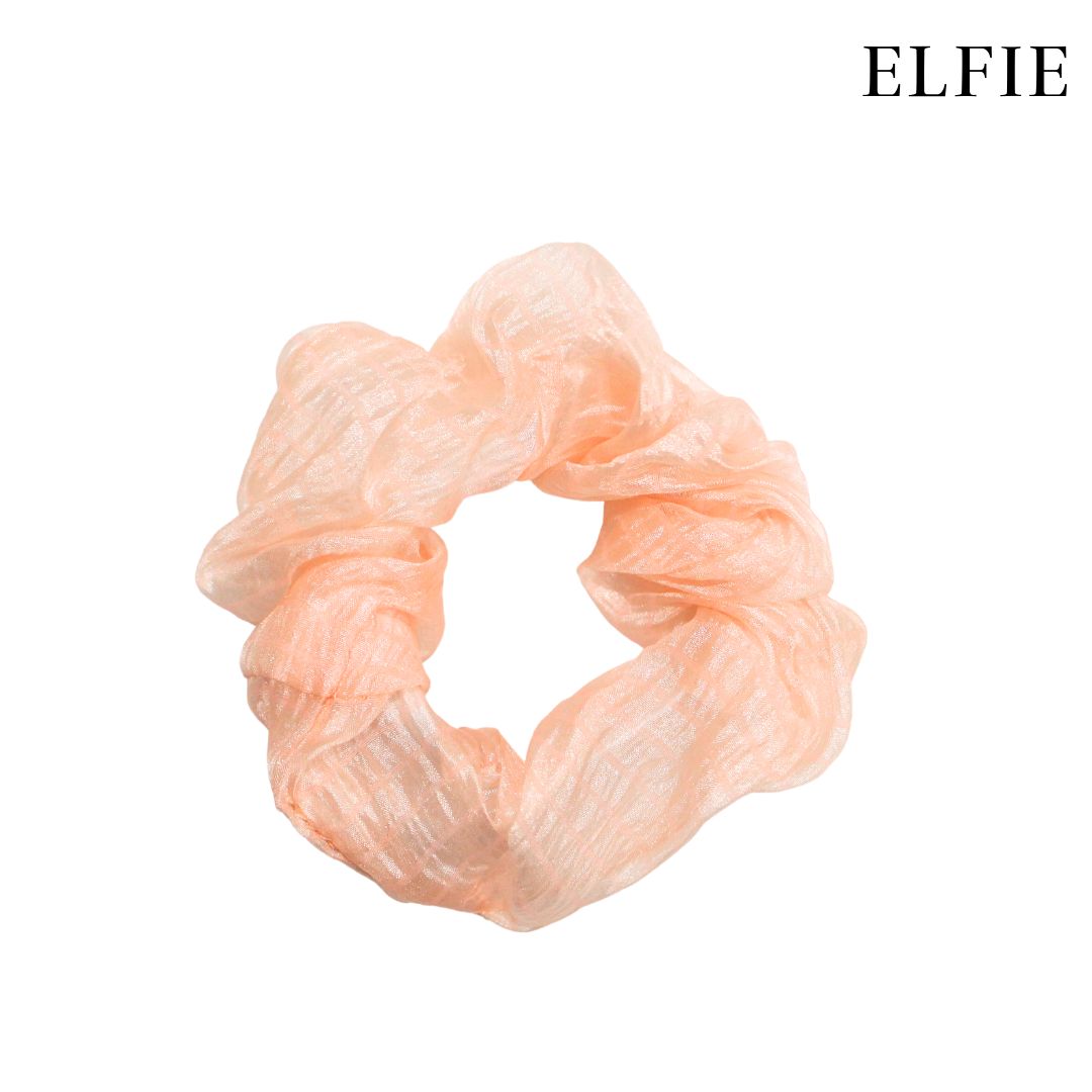 Spring Pastel Cotton Scrunchie