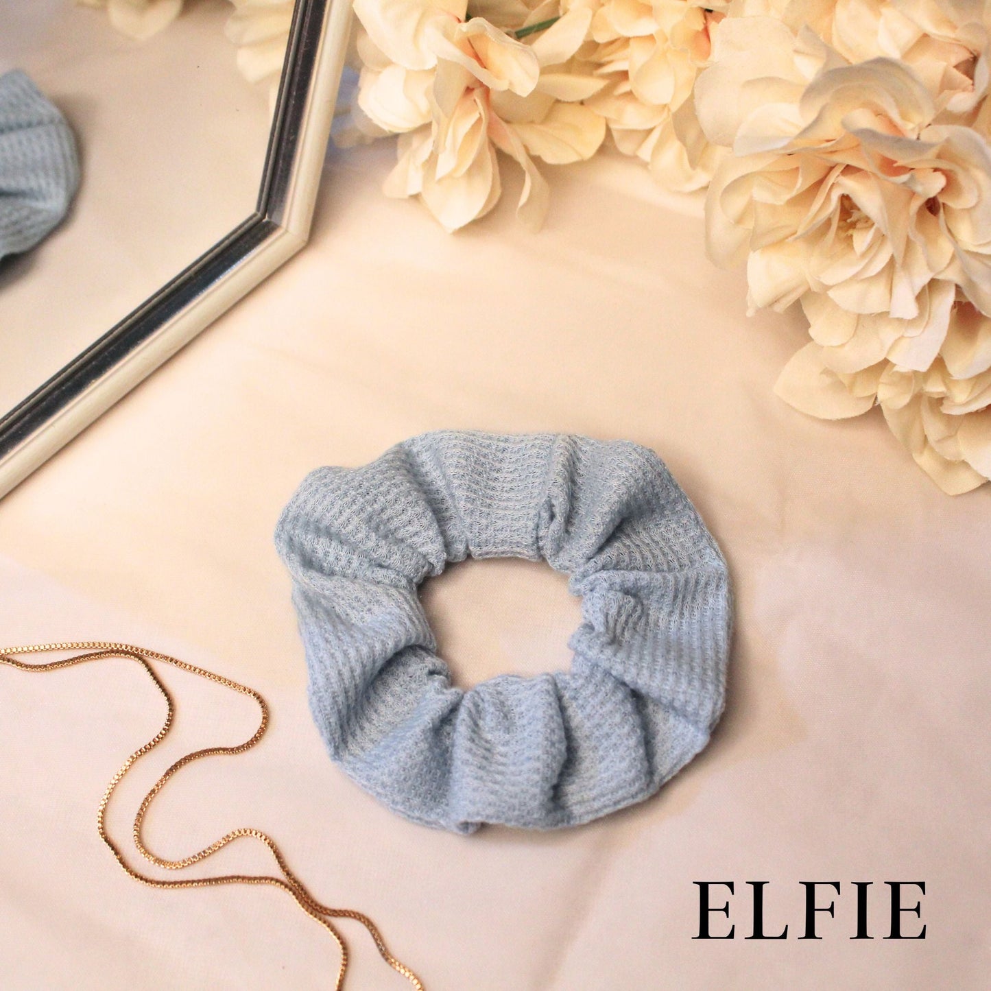 Cotton Pastel Scrunchie