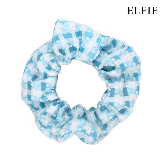 Blue & White Stripe Scrunchie