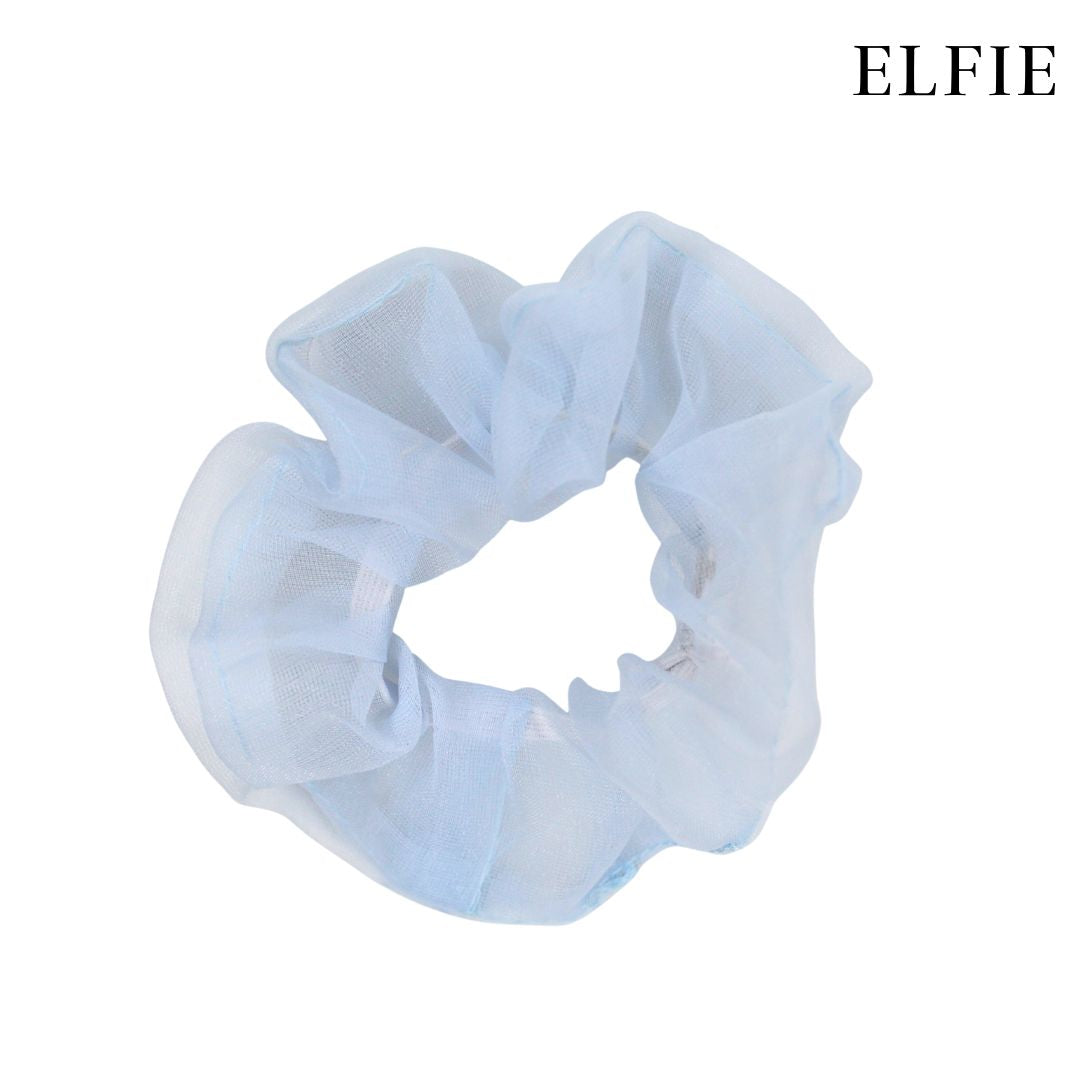 Pastel Organza Scrunchie