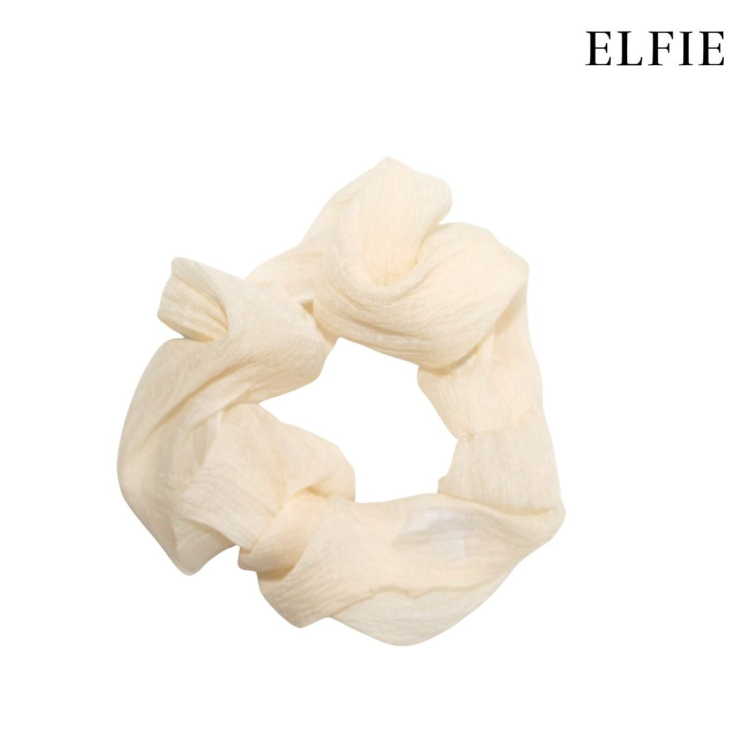 Spring Pastel Cotton Scrunchie