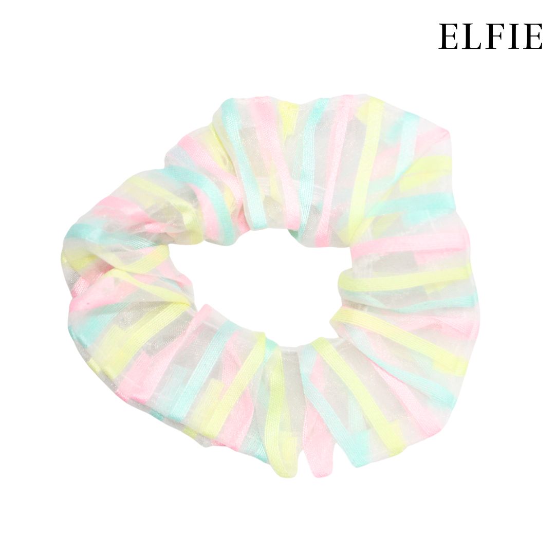Copy of Colour Strip Organza Scrunchie