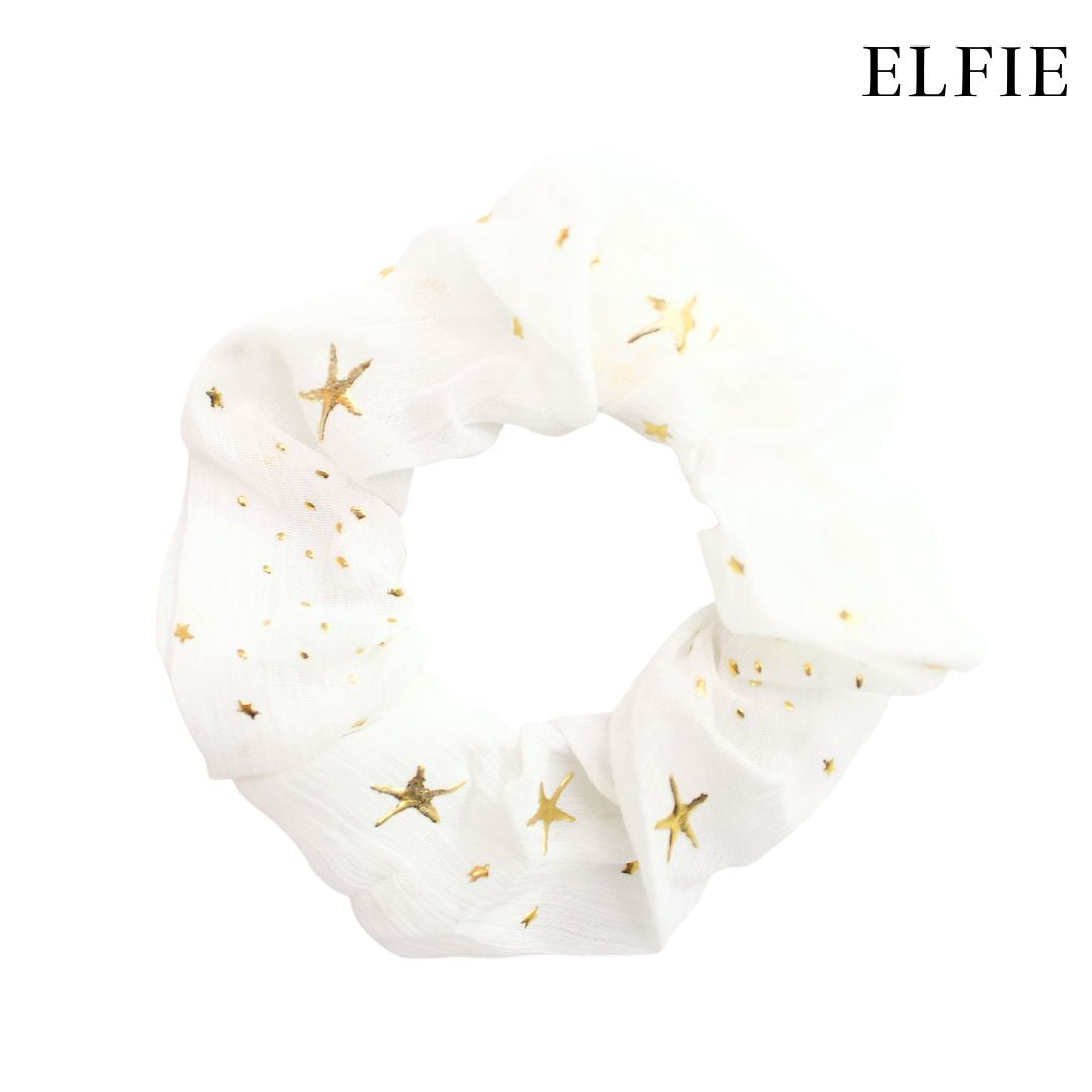 Golden Star Scrunchie