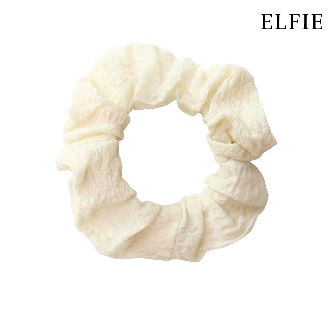 Spring Pastel Cotton Scrunchie