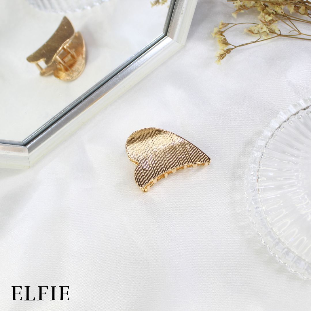 Minimalist Gold Metal Hair Claw