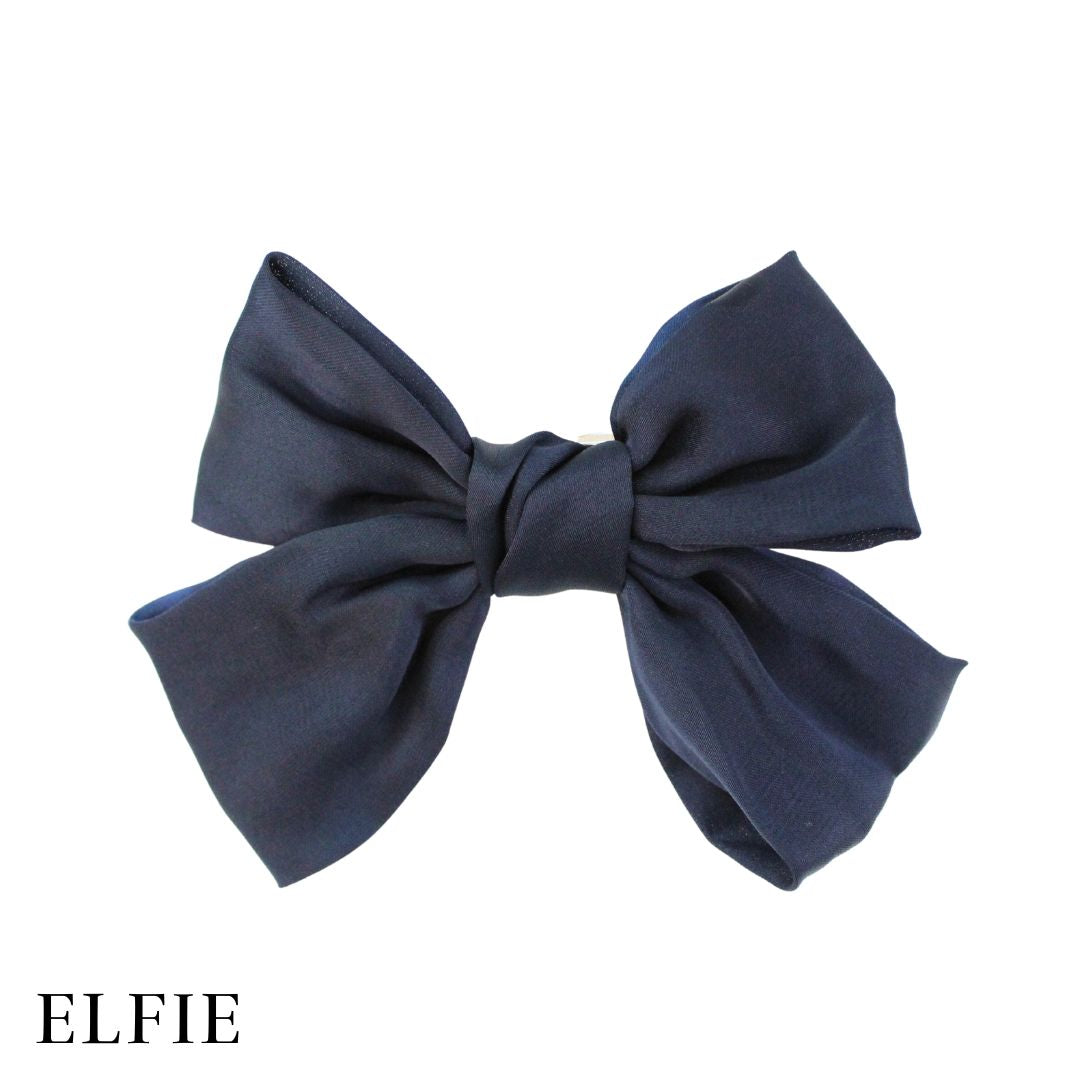 Satin Big Bow Hair Pin