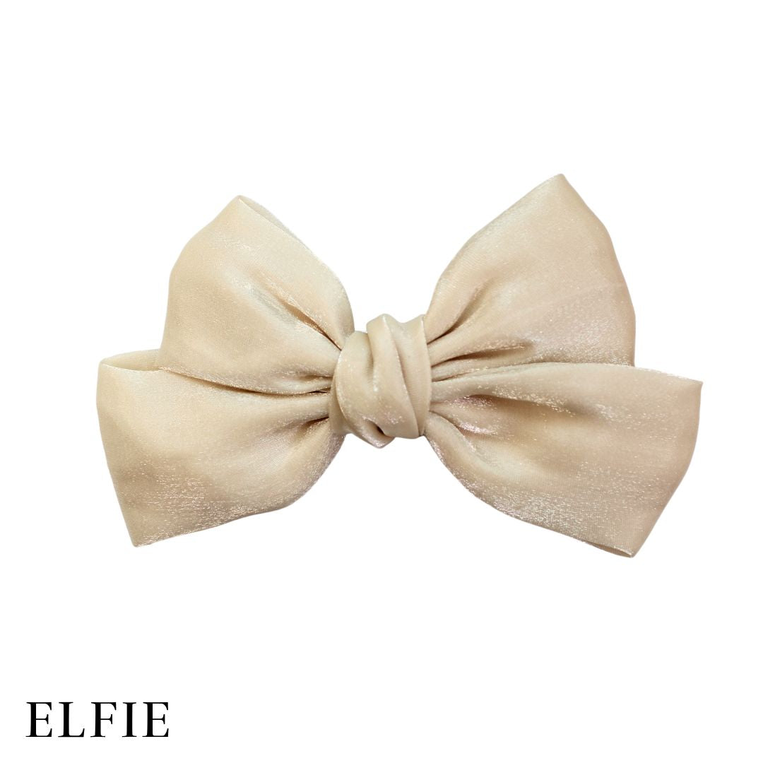 Big Bow Cotton Hair Pin