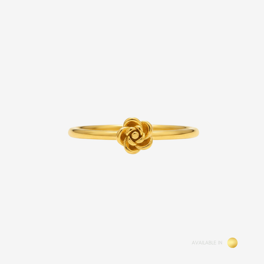 Rosea Gold Titanium Ring