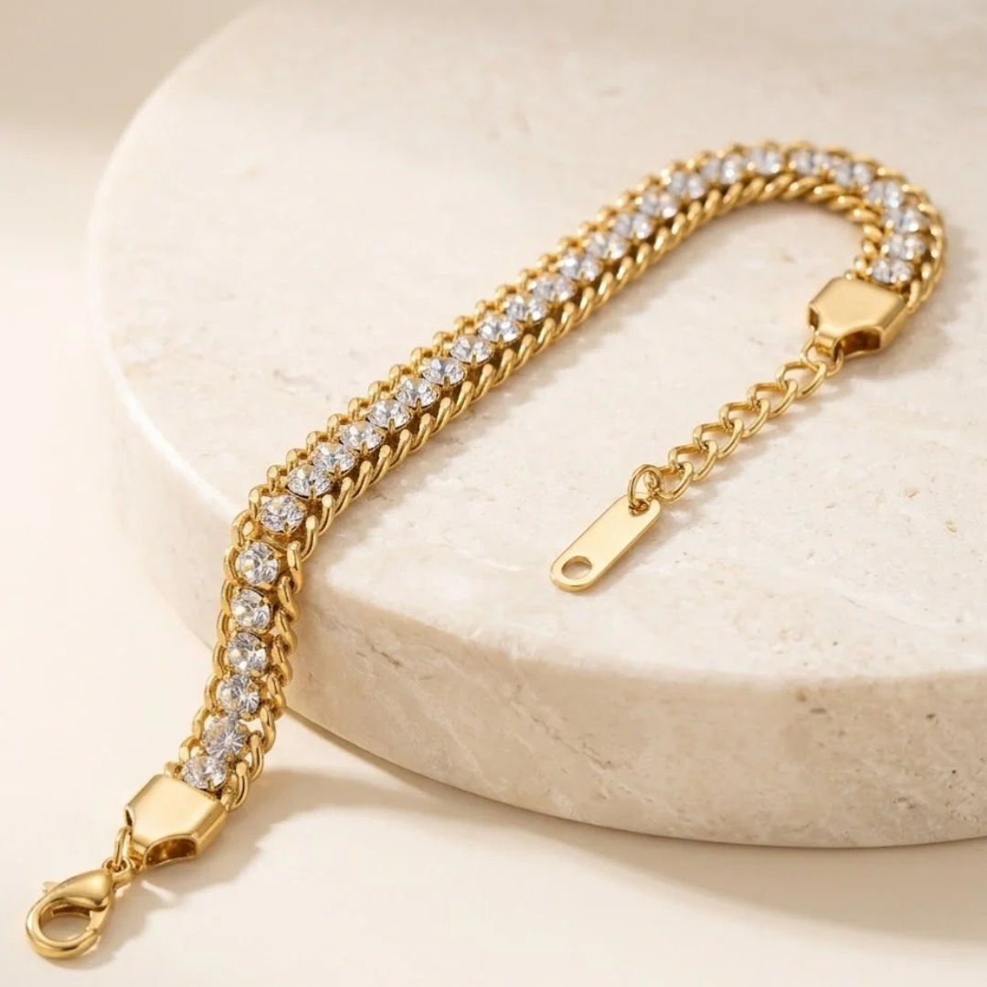 Sacred Halo Silver Titanium Bracelet