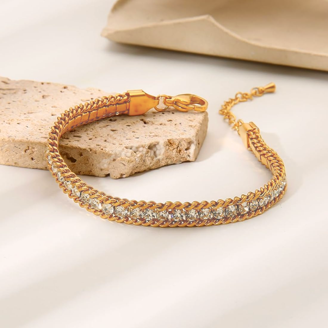 Sacred Halo Silver Titanium Bracelet