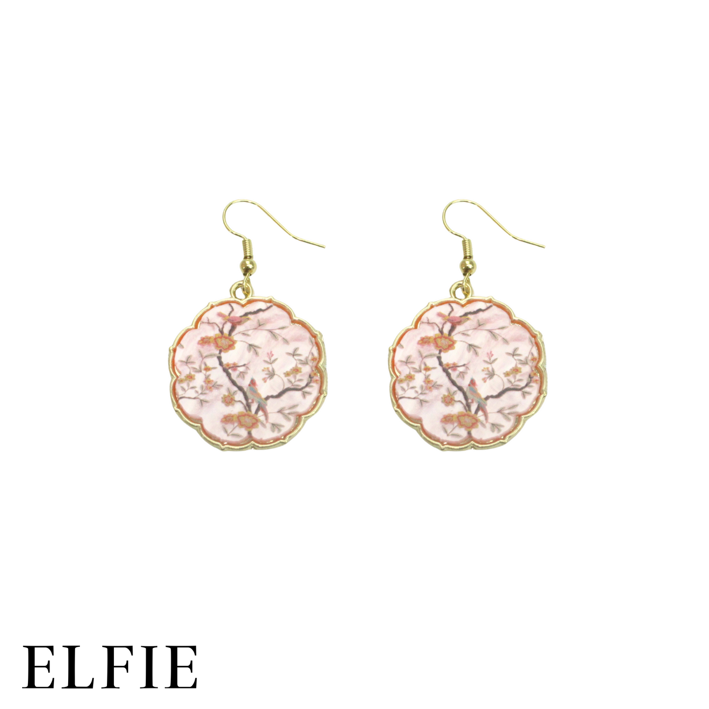 Pink Sakura Stud Earring