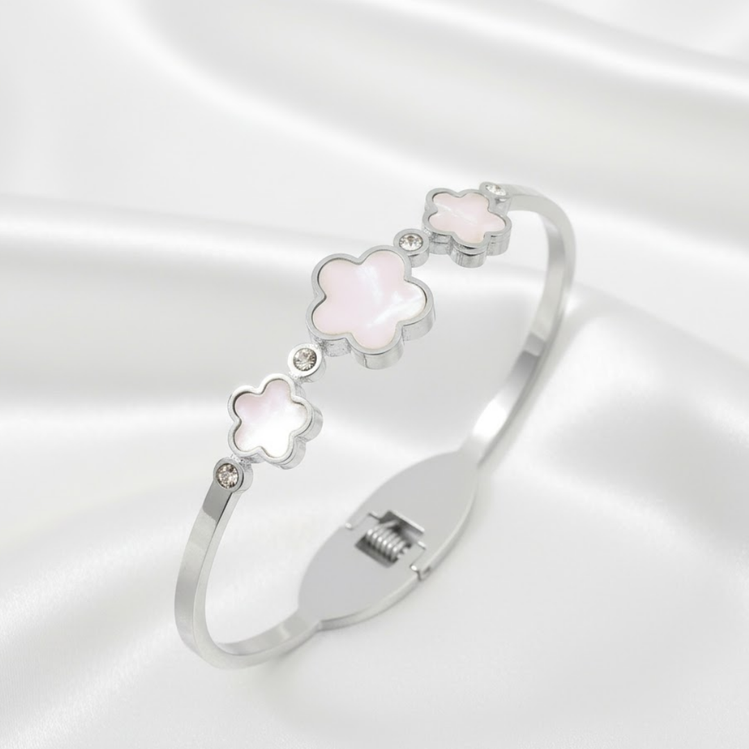 Sakura Blossom Gold Bangle