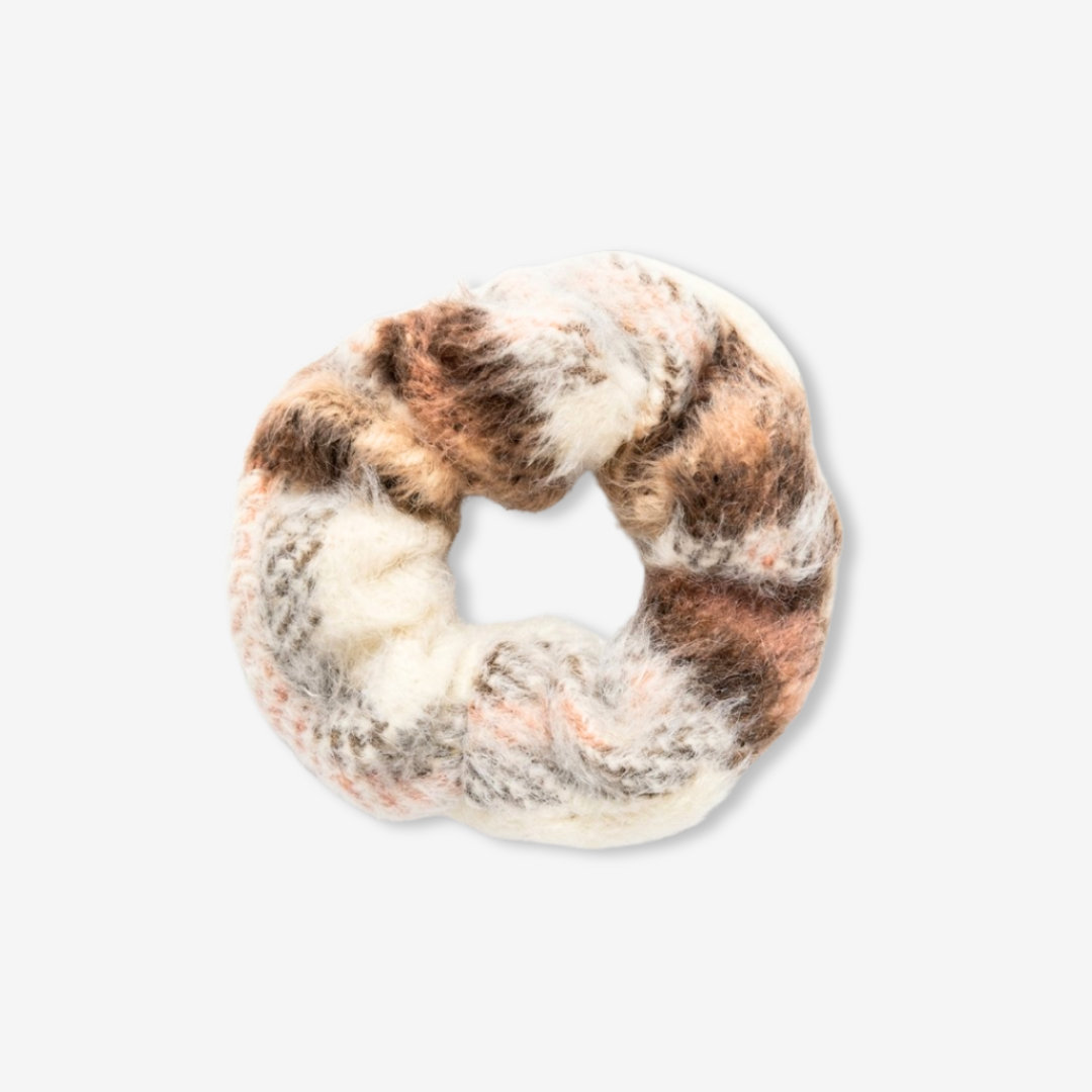 Scotland Latte Fluff Scrunchie Hair Accessories