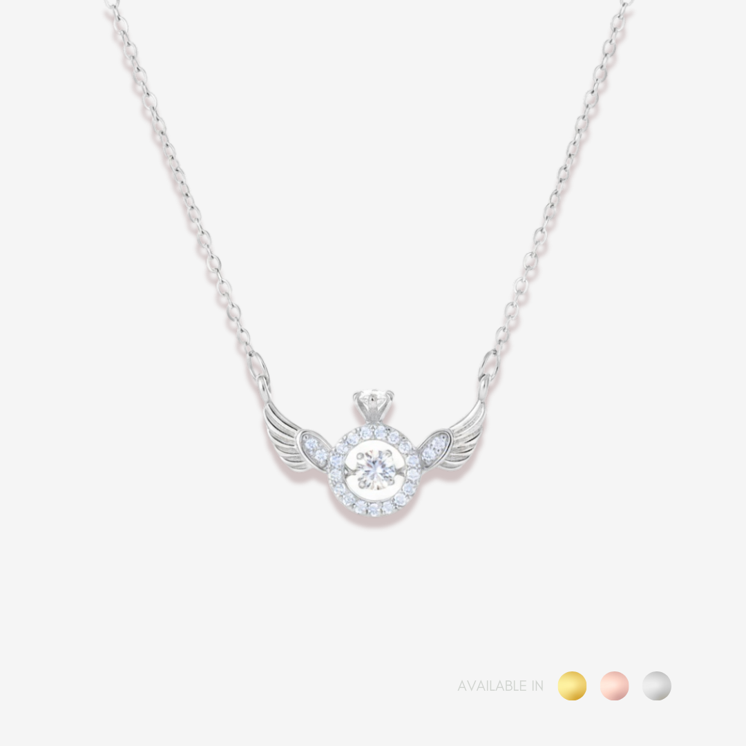 Seraph Halo Gold Titanium Necklace