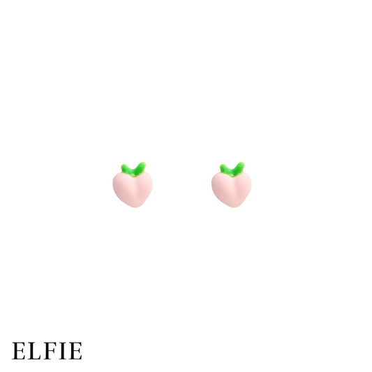 Small Peach Stud Non-Titanium Earring