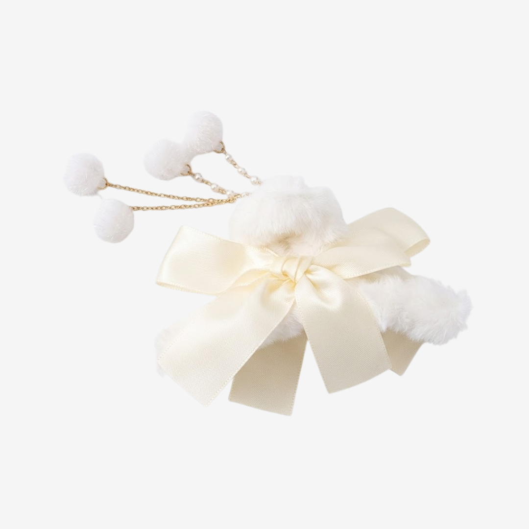 Snow Petal Tassel Bow Hair Claw Clip Accessories
