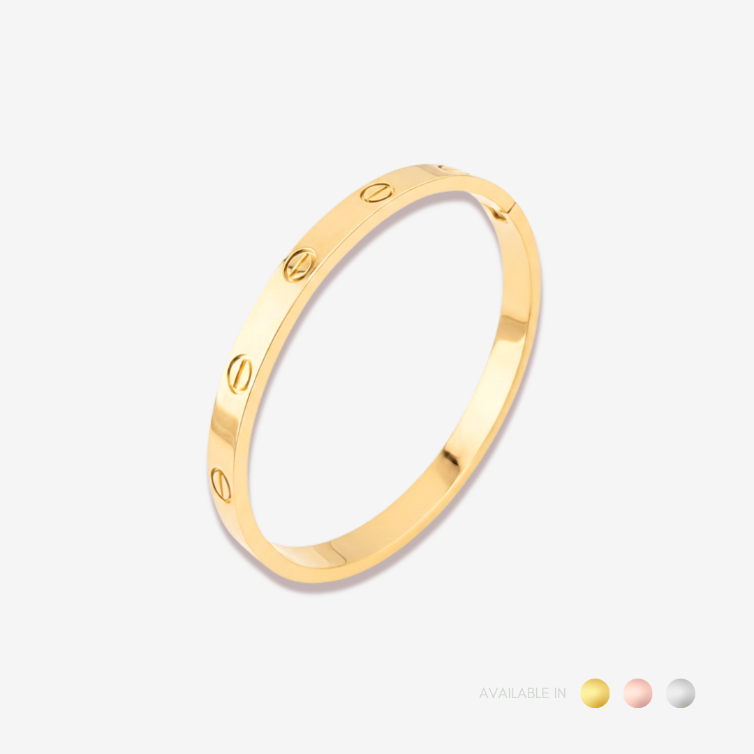 Solene Gold Titanium Bangle