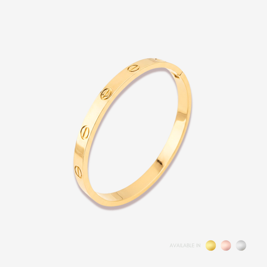Solene Gold Titanium Bangle