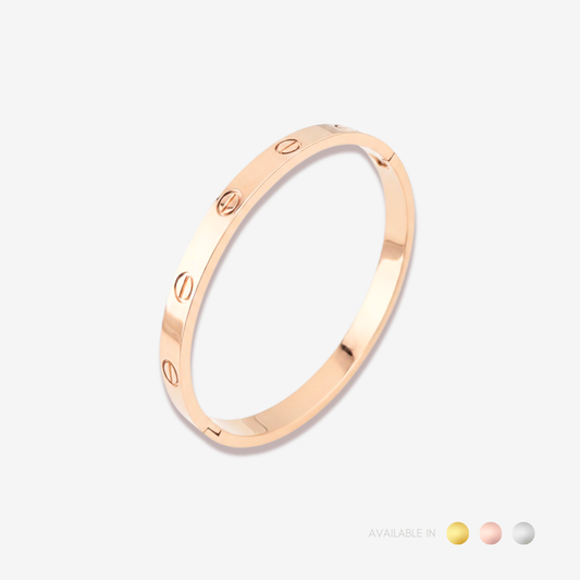 Solene Rose Gold Titanium Bangle