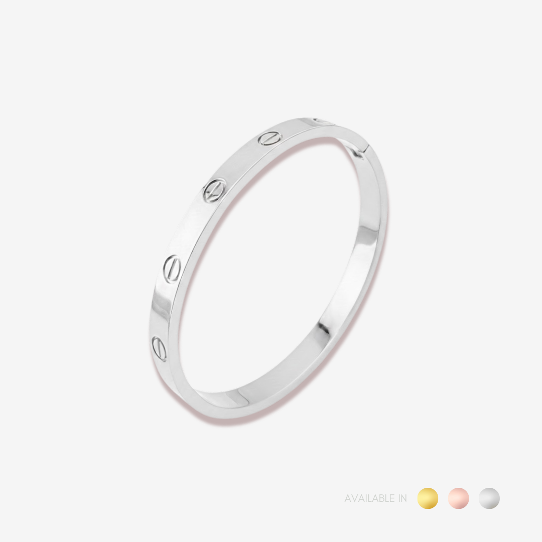 Solene Gold Titanium Bangle