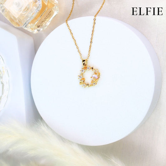 Star Planet Diamond Titanium Necklace