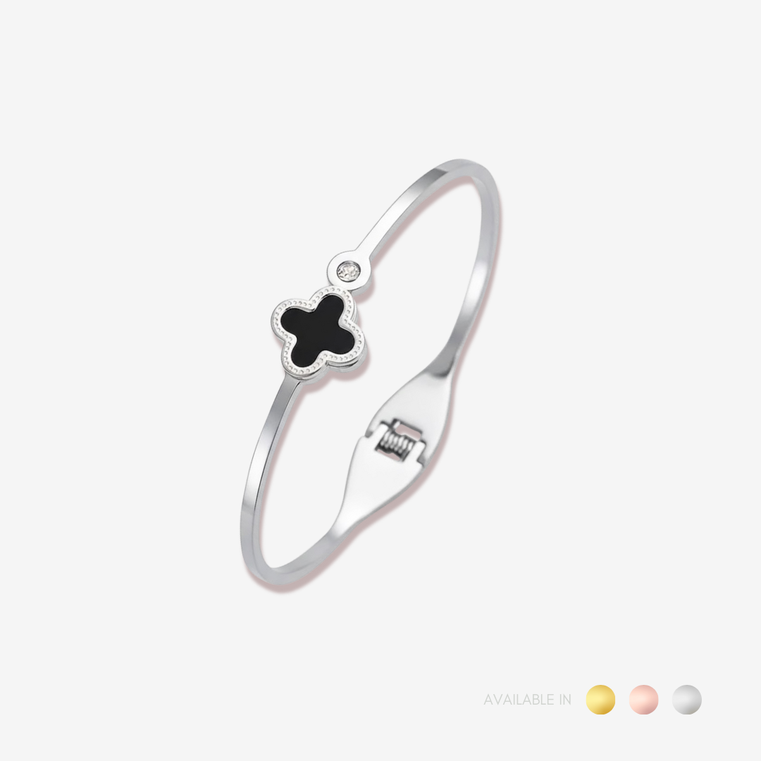 Stille Noir Gold Titanium Bangle