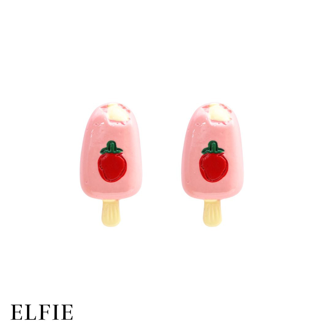 Strawberry Ice Cream Stud Earring