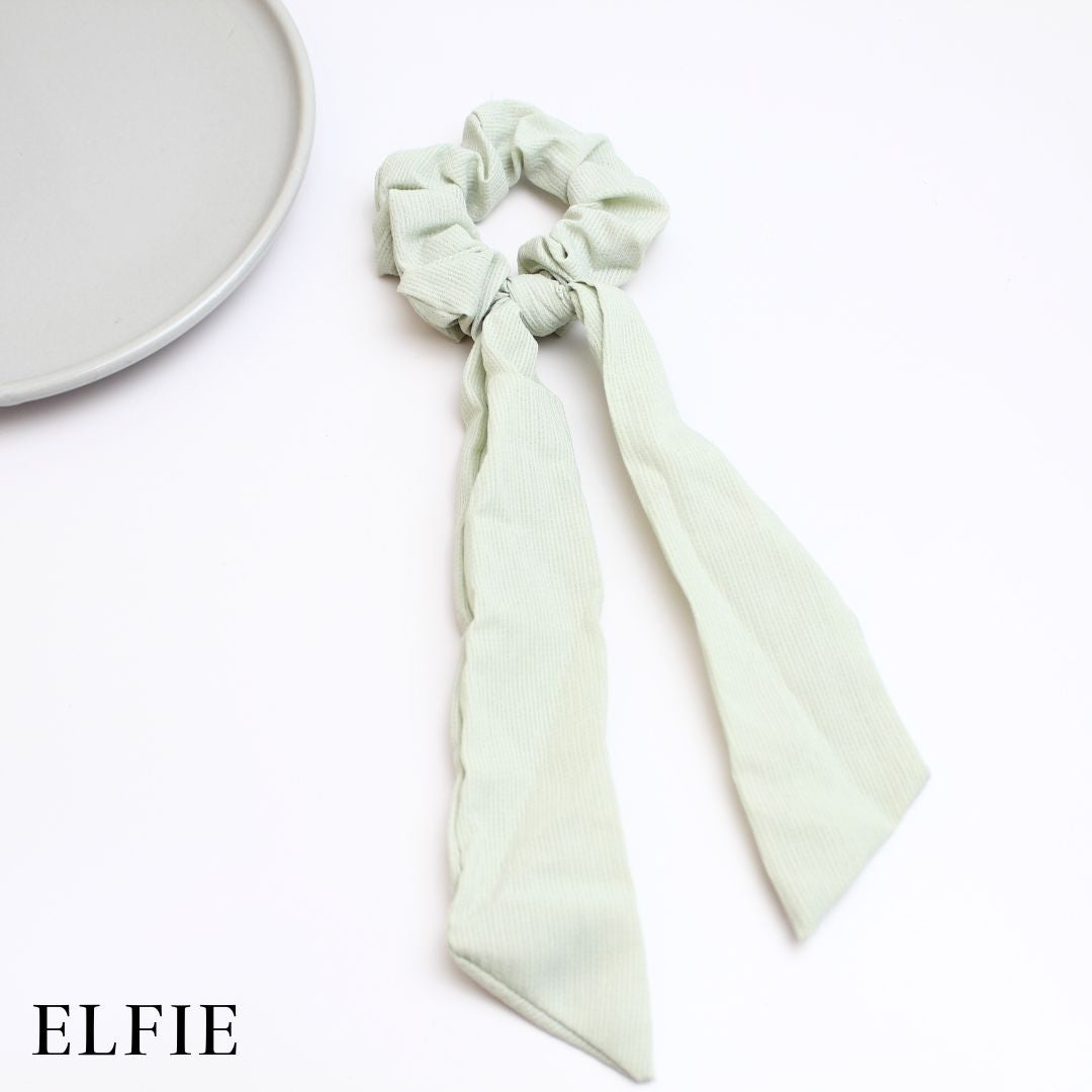 Plain Polyester Scarf Hair Tie