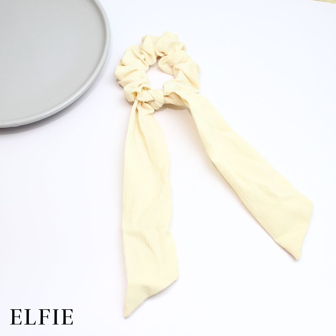 Plain Polyester Scarf Hair Tie