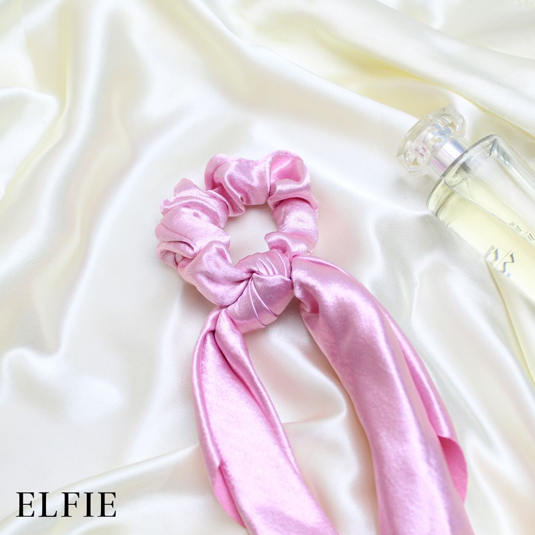 Cotton Silk Scarf Hair Tie