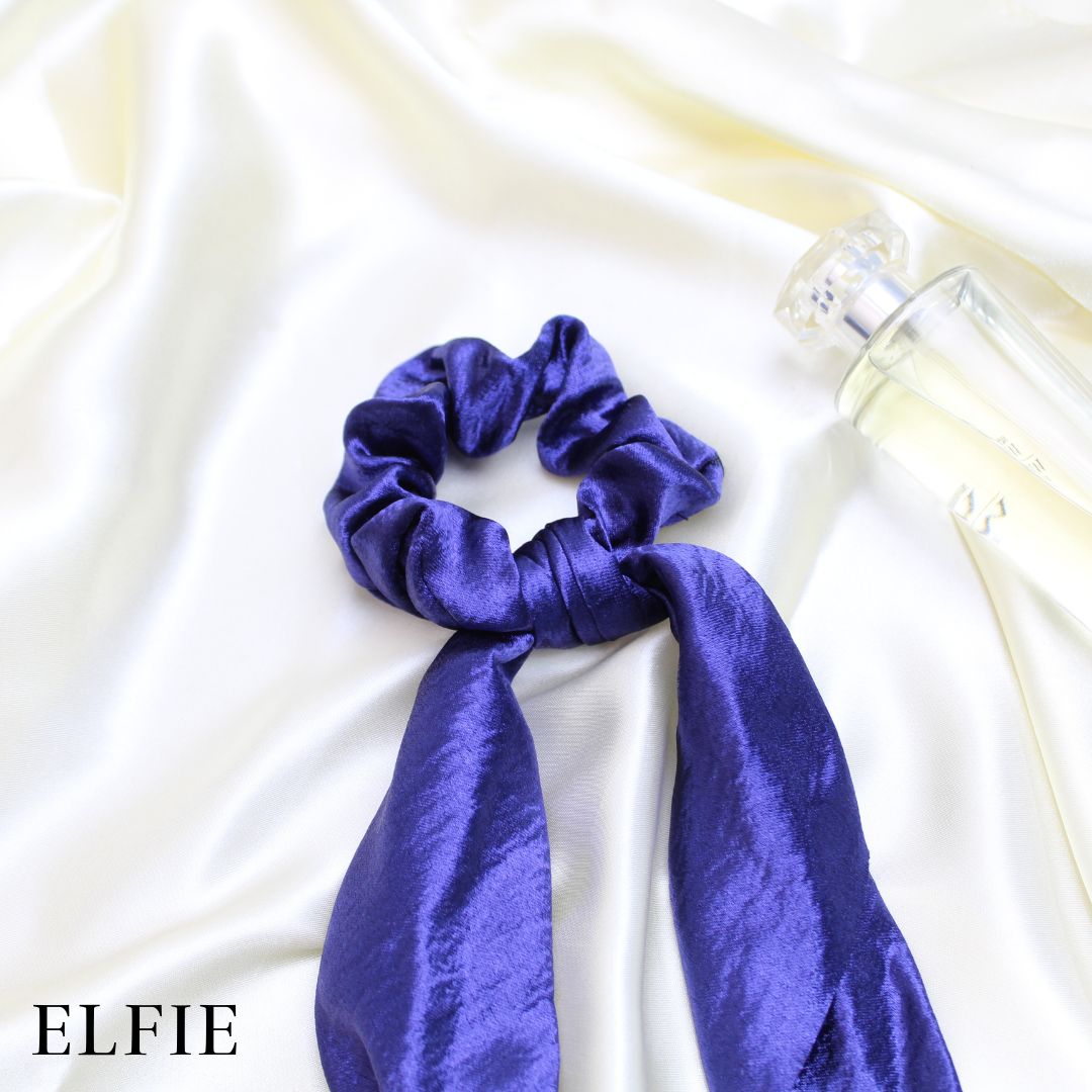 Cotton Silk Scarf Hair Tie