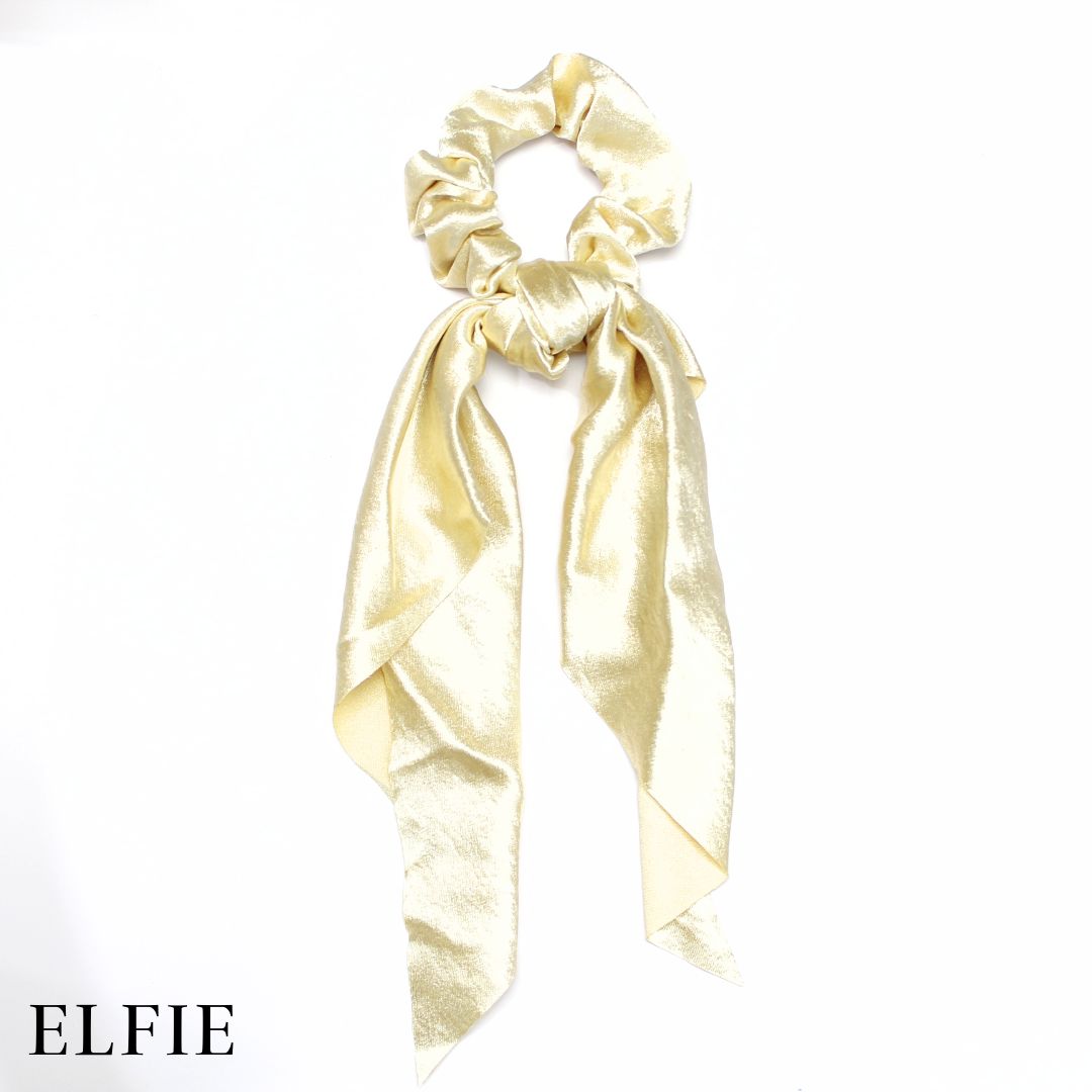 Cotton Silk Scarf Hair Tie