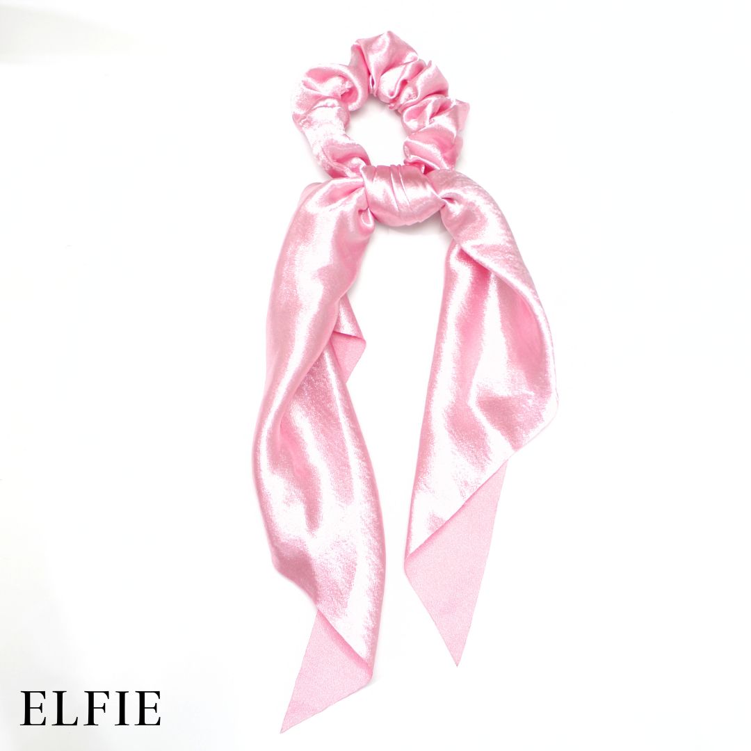 Cotton Silk Scarf Hair Tie