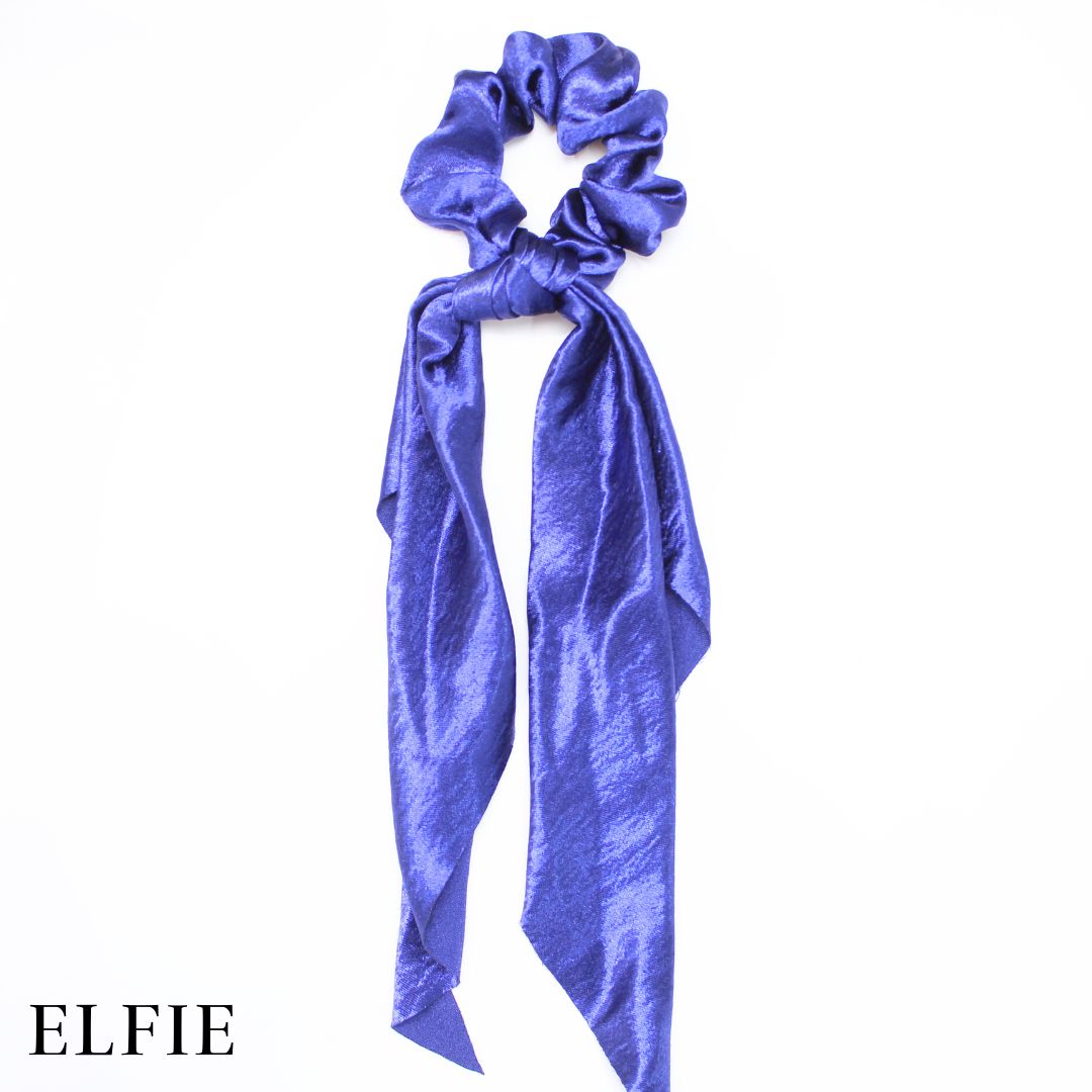 Cotton Silk Scarf Hair Tie