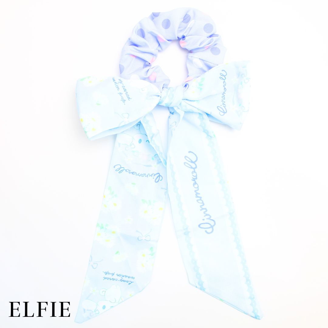 Satin Cute Bunny Scarf Hair Tie
