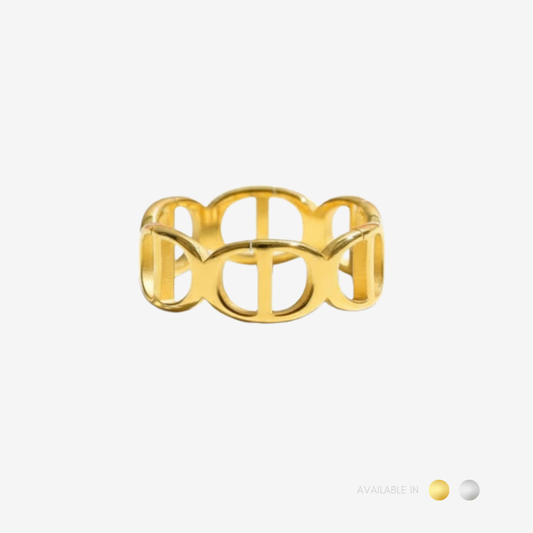 The Diora Gold Titanium Ring