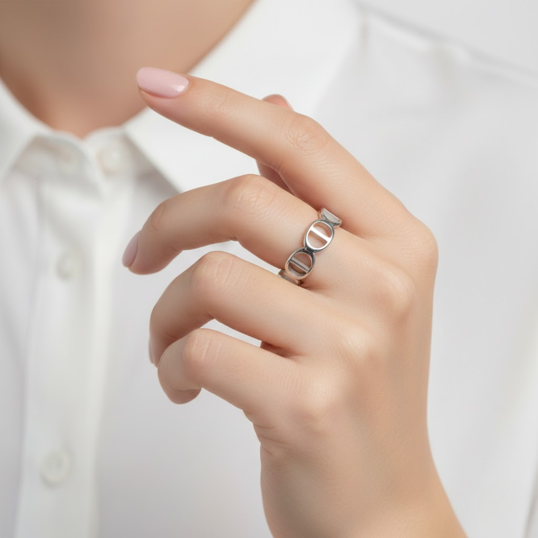 The Diora Gold Titanium Ring