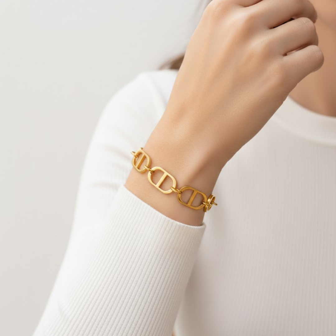 The Diora Gold Titanium Bracelet