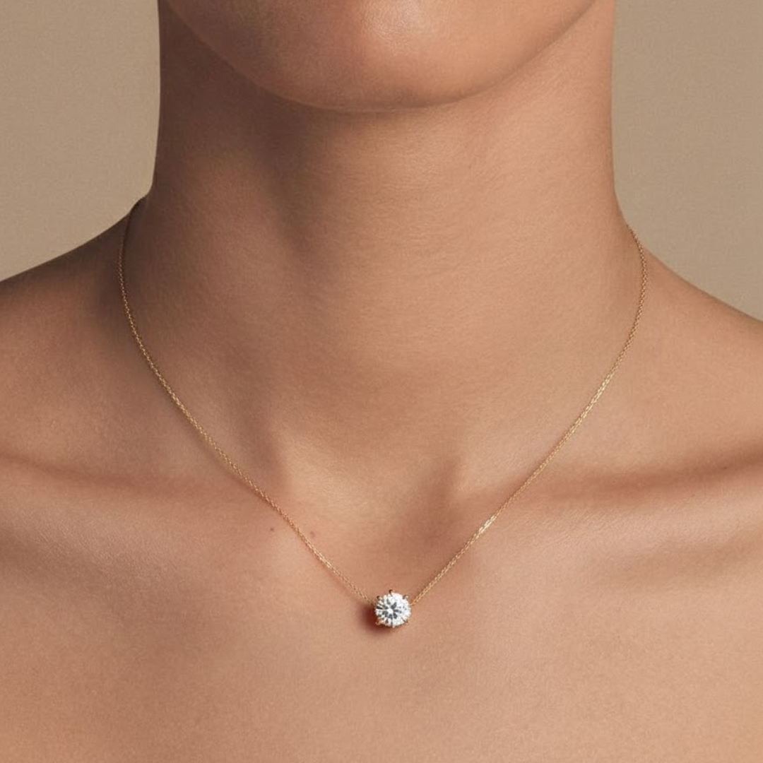 Blair Gold Titanium Necklace