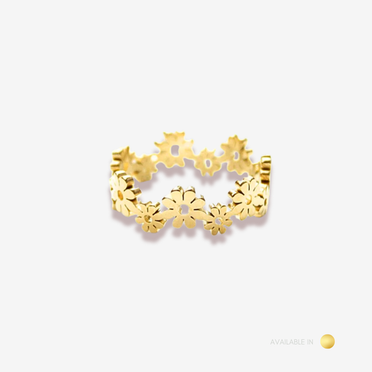 Florea Gold Titanium Ring