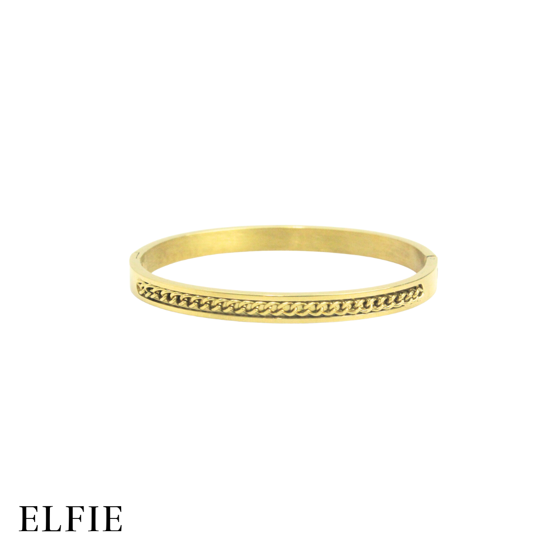 Mesh Chain Stainless Steel Bangle