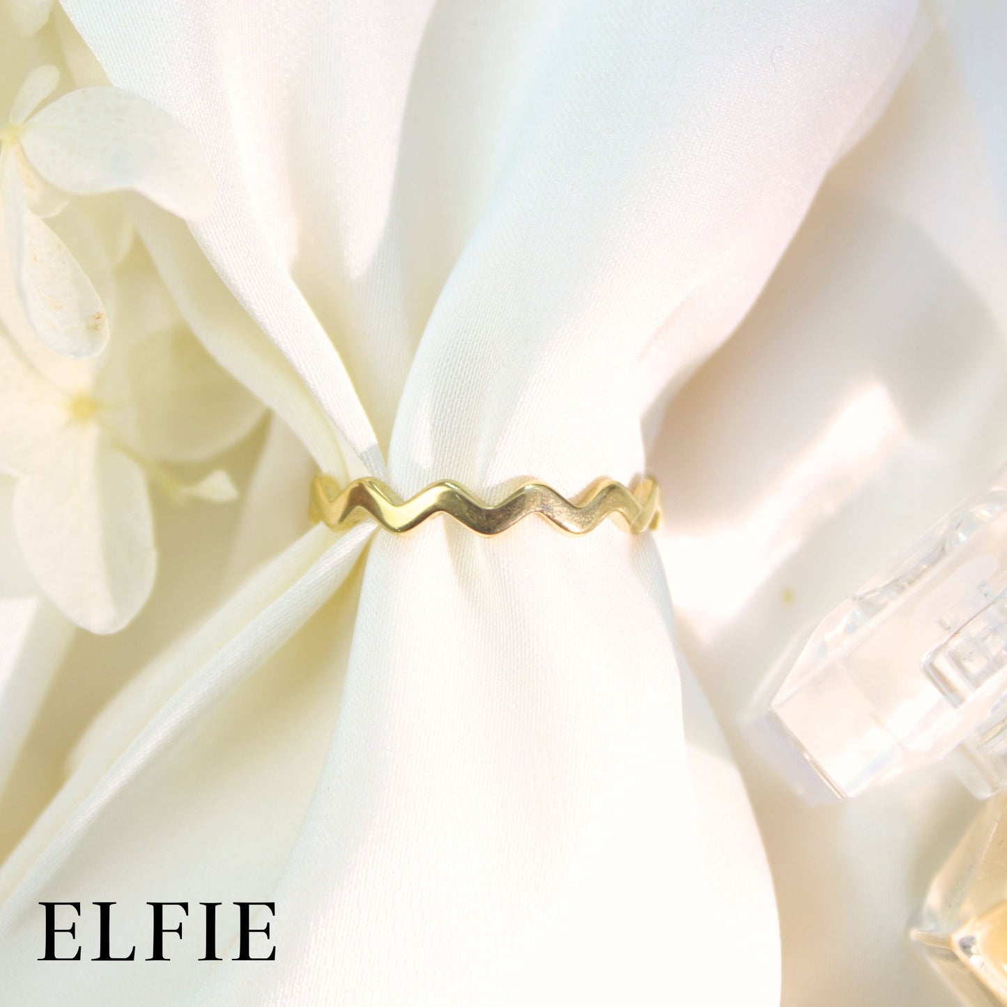 Multiple W Shape Titanium Ring